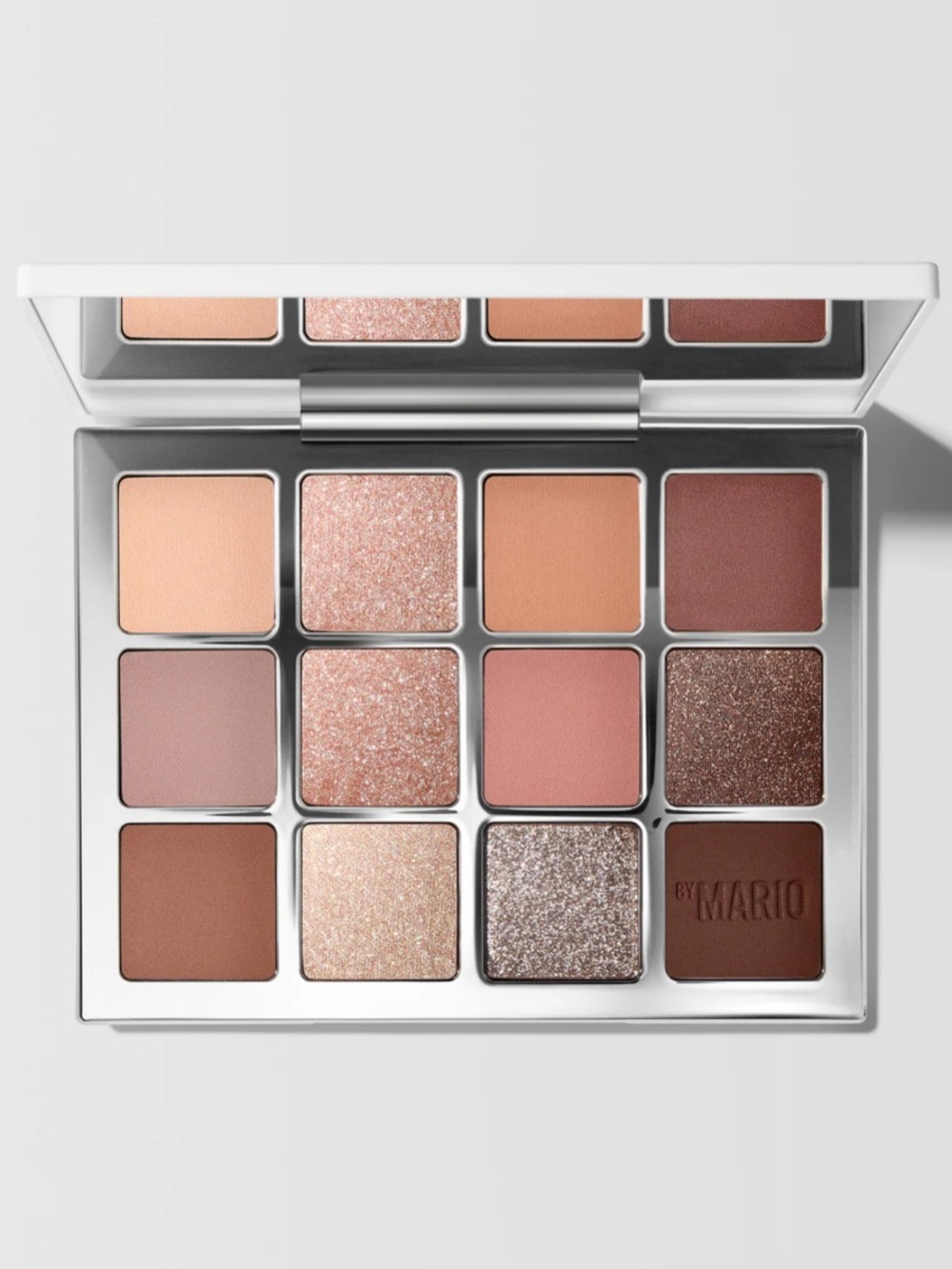 Makeup By Mario Warm Rose & Bronze 12-Color Eyeshadow Palette